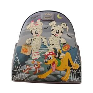 Disney Loungefly Mickey Minnie Halloween Backpack